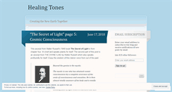 Desktop Screenshot of healingtones.org